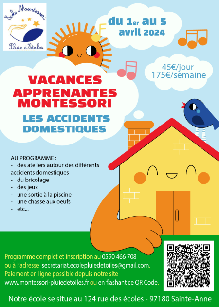 Flyer des vacances apprenantes -avril 2024